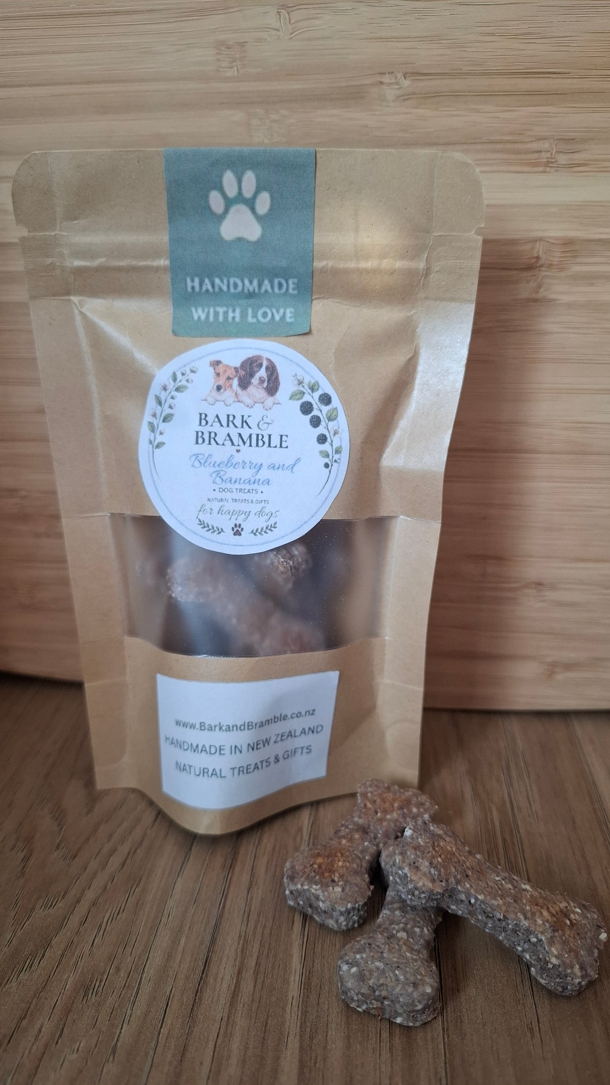 Blueberry & Banana Dog Biscuits | Homemade Dog Treats NZ