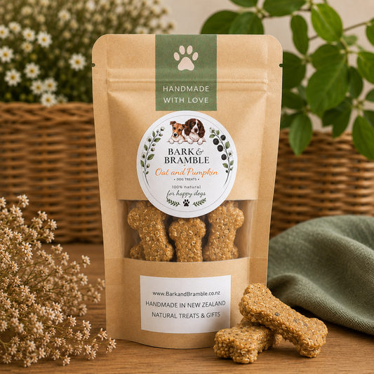 Oat & Pumpkin Dog Biscuits | Homemade Dog Treats NZ